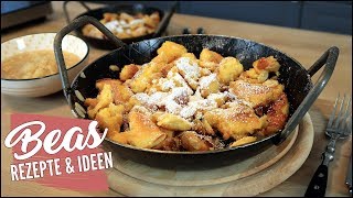 Kaiserschmarrn aus dem Backofen Rezept  Ohne Rosinen mit einfachem Birnenkompott [upl. by Estell]