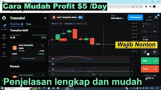 Tutorial Lengkap Cara Menghasilkan 5 Setiap Hari Trading di Olymp Trade [upl. by Scevour]