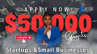 Apply Now Secure 50000 in grants for startups and small businesses  Grant LIVE QampA [upl. by Nywra]