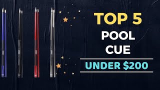 🌟Top 5 Best Pool Cue under 200 Reviews in 2024 [upl. by Grata]