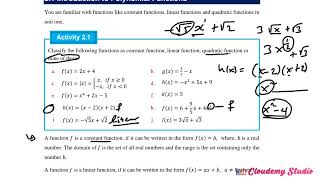 INTRODUCTION POLYNOMIAL FUNCTION grade 10 math unit two [upl. by Mika]