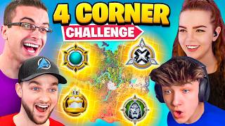 The MYTHIC 4 Corner Challenge in Fortnite Season 4 [upl. by Past]