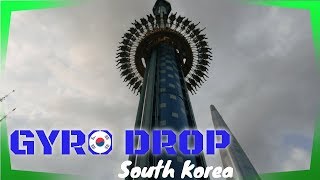 자이로 드롭 롯데월드타워  SCARIEST Ride in South Korea GYRO DROP  LOTTE WORLD TOWER  Tudestinations [upl. by Goldin]