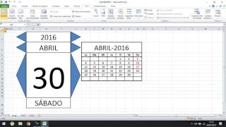 CALENDARIO PERPETUO EN EXCEL CON MACROS 1º VIDEO [upl. by Sansbury215]