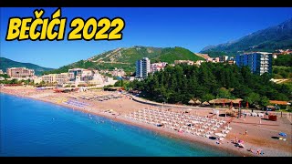 Becici 2022  more i plaza Crna Gora letovanje video jul Montenegro [upl. by Enajharas]