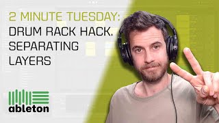 Split Ableton Drum Rack into Separate Audio Tracks in Arrangement View  Ableton Tips and Tricks [upl. by Esylla]