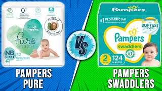 Pampers Pure vs Swaddlers Which is the better option 4 key differences you should know [upl. by Vano]