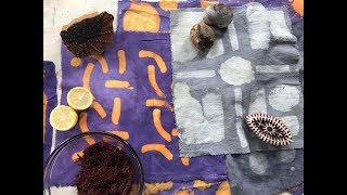 Natural Dye Discharge Technique [upl. by Gronseth30]