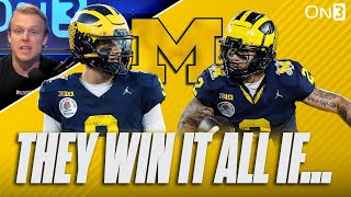 Michigan Wolverines BEAT Washington To Win National Championship IF [upl. by Neneek319]