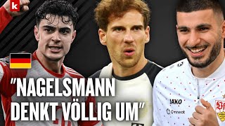 Pavlovic rein Goretzka raus Wer unter Nagelsmann noch alles zittern muss  DFBTeam [upl. by Haeli]