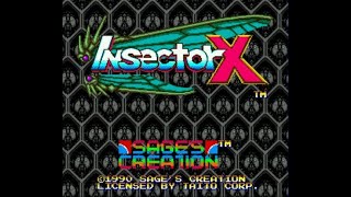 Insector X Sega Megadrive Emulated Normal  389600 [upl. by Panthia939]