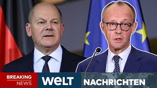 AMPEL GEPLATZT Extremer Druck Gibt Scholz auf Neuwahlen in Deutschland früher möglich WELT LIVE [upl. by Trev]