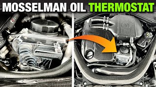 VERY EASY S55 BOLT ON MODIFICATION Mosselman Oil Thermostat [upl. by Bomke554]