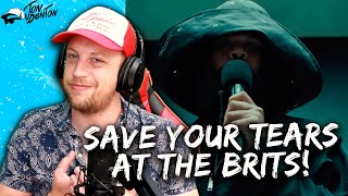 The Weeknd  Save Your Tears BRITS PERFORMANCE  REACTION [upl. by Veta209]