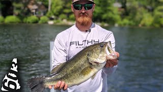 Catching BIG Bass on Lake Winnipesaukee [upl. by Einotna]