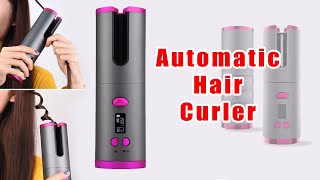 Wireless Automatic Hair Curler [upl. by Linzer]