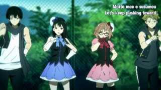 Kyoukai no Kanata Idols song  Yakusoku no kizun eng sub with lyrics HD [upl. by Fayola]