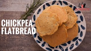 Chickpea Flatbread  Everyday Gourmet S6 E16 [upl. by Sura974]