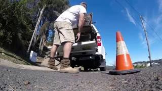 Honda Self Propelled Lawn Mower Pittwater Mowing Sydney Australia [upl. by Allie]