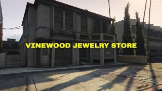 Fivem  GTA5  Vinewood Jewelry Store  MLO [upl. by Reginnej]