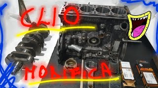 Renault clio 1800 16V  Trasformazione cilindrata a 2000 16V [upl. by Kaliope]