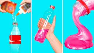 Super Fast Slime Recipe DIY 30 SECONDS Bottle Slime [upl. by Byrle]