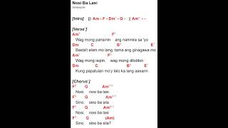 Nosi Ba Lasi  lyrics and chords  Sampaguita [upl. by Navada190]