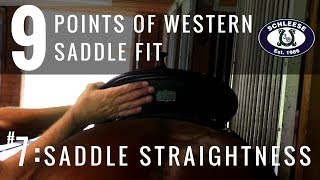 Tip 7 Saddle Straightness  The 9 Points of Western Saddle Fit [upl. by Elletsyrc]