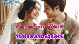 Romantic Love Song 💓 Tu Meri Ashiqui Hai 💕90s Bollywood Love Song Touch ❤️9 Clouds Music [upl. by Weslee]