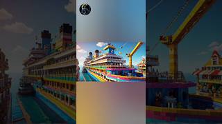 MAGICAL Minecraft Carnival Cruise Ship Comes to Life shorts [upl. by Ahsha]