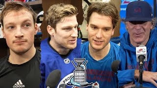 Jared Bednar amp Avs Room Excited to get 3 Key Players Back vs Ovechkin [upl. by Carthy760]