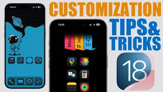 iOS 18  iPhone Home Screen CUSTOMIZATION Tips amp Tricks [upl. by Sylram318]