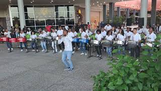 Dingolay  Pan Elders Youth Steel Orchestra at the C3 Courtyard [upl. by Oiziruam]