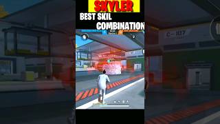 free fire skyler character best skill combination [upl. by Ru903]