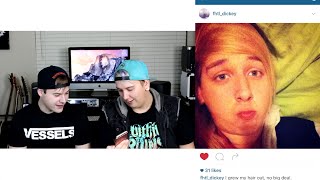 REACTING TO OUR OLD CRINGY INSTAGRAM PHOTOS [upl. by How755]