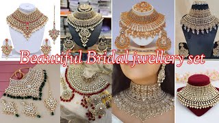 Beautiful bridal jewellery set  Bridal gorgeous jewellery set  Jewellery set for bride [upl. by Arted965]