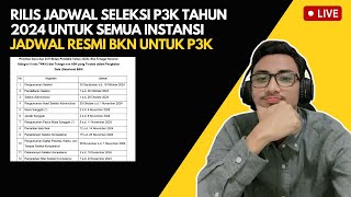 RILIS JADWAL RESMI P3K 2024 [upl. by Freeborn]