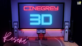 Pantalla CineGrey 3D ¿Usar un PROYECTOR como Televisor Mi Opinión Después de un Mes  Cine en Casa [upl. by Georgy]