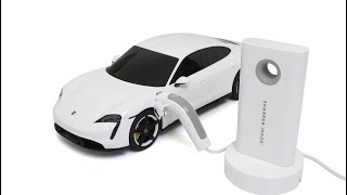 Porsche taycan turbo s remote control car full unboxing amp review [upl. by Ahso]