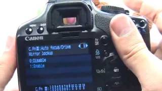 Canon XSi450D Mirror Lockup [upl. by Kcirevam403]