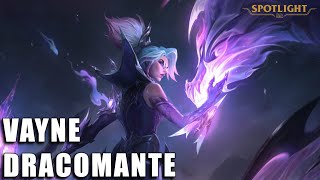 Vayne Dracomante  Skin Spotlight COMPLETO [upl. by Laurentium]