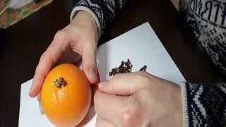 How to make the Ultimate Orange and Clove Victorian Style Pomander [upl. by Cyler615]