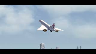 Concorde Take Off To Landing In Seattle  Aerofly Fs Global 2024 [upl. by Araet915]