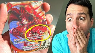 I PULLED IT The Oda Signed Luffy One Piece Card [upl. by Canute278]