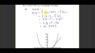 Differentials and Increments [upl. by Orton]