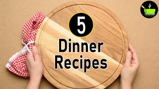 5 Dinner Recipes  Healthy amp Easy Dinner Recipes  Indian Dinner Recipes  Veg Dinner Recipe Dinner [upl. by Ahtamat]