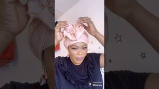 Easy headwrap tutorials for short hairyoutubeshorts shortsfeed calistastarbeautyheadwraptuto [upl. by Auqenahs]