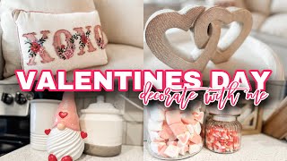 NEW 2024 VALENTINES DAY DECORATE WITH ME  VALENTINES DAY DECOR IDEAS  DECORATING MY NEW HOUSE [upl. by Ijan]