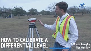 How to Calibrate a Differential Level  3 Minute Surveying Tips with Tony [upl. by Hassin841]