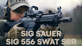 The SIG 556 SWAT SBR  AKAR SwissAmerican Rifle [upl. by Atinehc374]